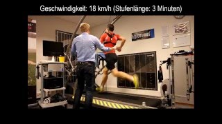 Leistungsdiagnostik Laktatstufentest auf dem Laufband  Dr Matthias Marquardt [upl. by Helen85]