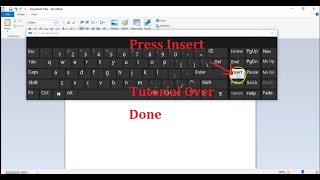 How to Turn off Overtype Overwrite OVR [upl. by Jenelle330]