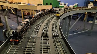 Ellis Clark O Gauge Black 5 Triple Header [upl. by Amzaj904]