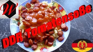 DDR Rezept Tomatensoße wie aus der Schulküche einfach lecker schnell und günstig [upl. by Burg]