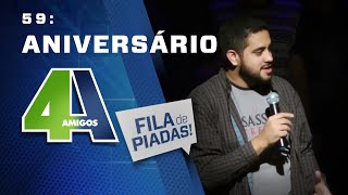 FILA DE PIADAS  ANIVERSÁRIO  59 [upl. by Hulbert46]