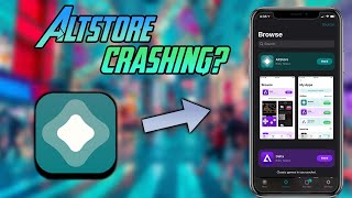 Altstore Crashing How To Fix Altstore Altstore Crashing Fix Altstore Not Working [upl. by Myrwyn361]