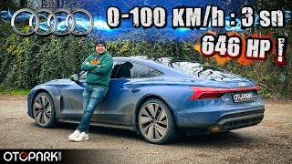 Audi RS etron GT646 hp  0100kmh LAUNCH Control 🔥 ve tüm detaylar  OTOPARKcom [upl. by Feodore]