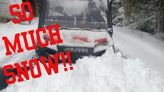 How much snow can the Polaris ranger 4x4 handle polarisranger polaris [upl. by Dolley899]