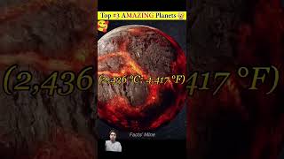 Top 3 amazing planets🥰😍😍 amazingfacts splanet space earth planet vtshorts sorts science [upl. by Inttirb]