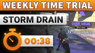 GTA 5 Time Trial This Week Storm Drain  GTA ONLINE WEEKLY TIME TRIAL STORM DRAIN 0038 [upl. by Atteoj]