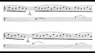 Peteris Vasks  White Scenery for Piano 1980 ScoreVideo [upl. by Zehc]