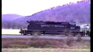 Pacing NampW Train On The Cincinnati District Peavine [upl. by Nurse]