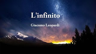 LInfinito Giacomo Leopardi [upl. by Atreb]