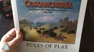 Unboxing Comancheria The Rise and Fall of the Comanche Empire by GMT Games  The Players Aid [upl. by Yznel]