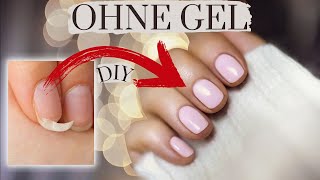 5 EASY SCHRITTE SCHÖNE NÄGEL SELBST MACHEN OHNE GEL [upl. by Raine]