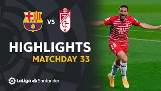 Highlights FC Barcelona vs Granada CF 12 [upl. by Angelique]