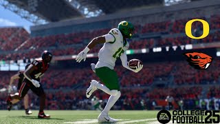 Oregon vs Oregon State  EA Sports College Football 25 [upl. by Sivrad]