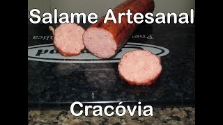 Salame Artesanal Salame Cracóvia Receita de Salame Como Fazer Salame Artesanal Passo a Passo [upl. by Talanian]