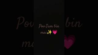 tum bin main ✨ Musicwithme88 trendingshorts song shortsfeeds cover feel [upl. by Phineas918]