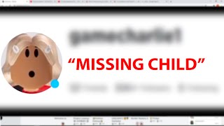 Real Life Missing Child KIDNAPPED in Roblox  gamecharlie1 Creepypasta [upl. by Kristos418]