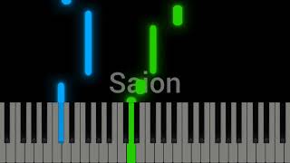 GIORNOS THEME《Piano Tutorial 》 ★☆☆☆☆ Easy [upl. by Cherida556]