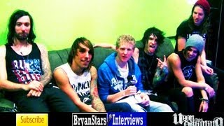 Upon This Dawning Interview Motionless In White Tour 2013 [upl. by Keegan]