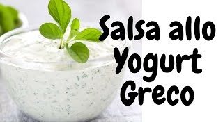 Salsa allo yogurt greco [upl. by Adlemy]