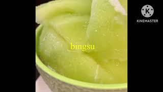 메론빙수 메론딸기치즈빙수 설빙 과일빙수 빙수 bingsu 설빙 sulbing melon strawberry cheese [upl. by Collar]