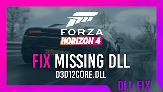 Fix d3d12coredll Missing Forza 4 Error  Simple Fix [upl. by Kcinom712]