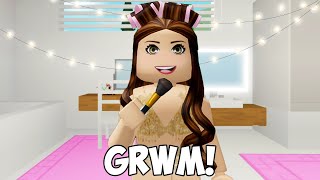 GRWM FOR A NEW YEARS PARTY Brookhaven Roleplay [upl. by Garnett]