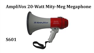 S601 Mity Meg 20 Watt Megaphone [upl. by Ojadnama524]