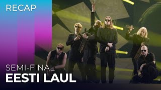 Eesti Laul 2024 Estonia  SemiFinal  RECAP [upl. by Anatsirhc]