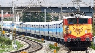 GLOSSY New Coaches  BANGALORE SEALDAH EXPRESS Indian Railways [upl. by Wilbert]