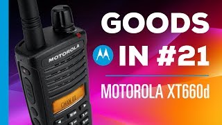 Goods In 21  Motorola XT660d dPMR446 Business Radio [upl. by Yroger]