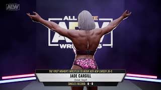 Jade Cargill Entrance  AEW Fight Forever [upl. by Mharba]