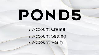 How To create Account On Pond5 Contributor  How To Make Pond5 Account [upl. by Amees]