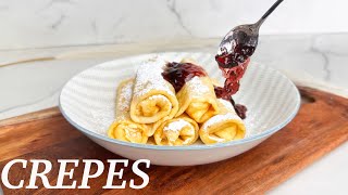 How To Cook Amazing Crepes  Tasty Crepes Recipe [upl. by Triley]