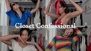 CLOSET CONFESSIONAL  Marie Kondo Organizing [upl. by Marna]