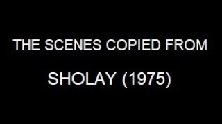 The Scenes COPIED by SHOLAY 1975 [upl. by Odlavso]