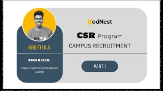 Kodnest Recruitment Drive  Need to know before attend  CSR [upl. by Anesor346]