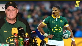 Rassie Erasmus explains team selection vs England  Springbok Audio Press Conference [upl. by Blythe]