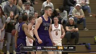 Mens Basketball Highlights at Waynesburg 2522 [upl. by Ttsepmet]