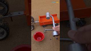 Mini tractor project mini motor water pump science project video [upl. by Jadd]