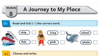 Ennum Ezhuthum 4th standard English workbook answers Unit 8 A journey to my place [upl. by Anilrats]