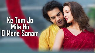 Tum Jo Mile Ho LYRICS  Vishal Mishra  SachinJigar  V V K W W V  Rajkumar Rao  Tripti Dimri [upl. by Spatola456]