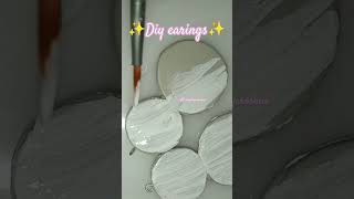 Diy earing ideas diy earings youtube youtubeshorts twintagayeshafiroz craft clayart [upl. by Shih672]