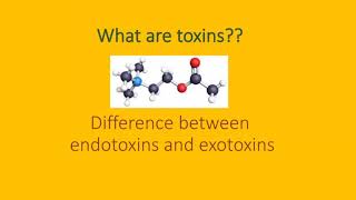 Toxins difference between endotoxins and exotoxins [upl. by Giordano]