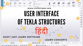 User Interface of Tekla [upl. by Benisch]