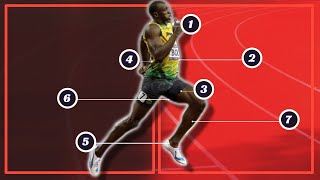 Usain Bolt Running Technique How to Run Faster [upl. by Chaffin]