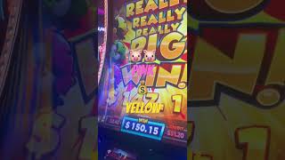 Bank Buster Slot Machine Bonus 240 bet pink and yellow pig [upl. by Yesak23]