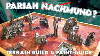 How to make 40K Pariah Nexus tournament maps from Games Workshop Nachmund terrain [upl. by Kano]