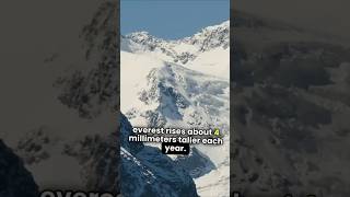 Mount🏔️Everest❄️ Can Grow📈 everest shortvideo facts shorts [upl. by Eenobe]