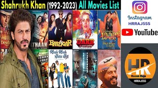 Shahrukh Khan 1992 2024 All Movie list  Shahrukh Khan full movie  Shahrukh Khan Birthday [upl. by Mumford]