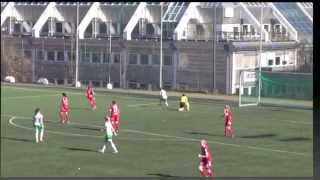 Hammarby  Kvarnsveden 10 Highlights Elitettan Bajen damfotboll 130501 fotboll [upl. by Leugimsiul]